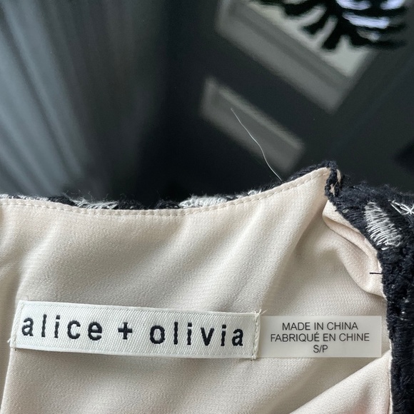 Alice and Olive Lace Embroidered Evening Blouse - Picture 3 of 3